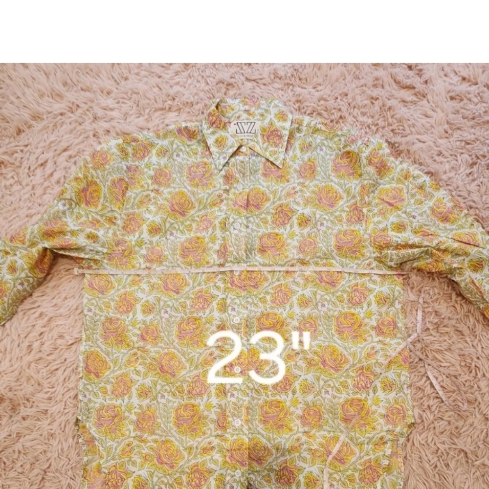 SZ BLOCKPRINTS x J CREW Floral Disco Pants & Shirt Set XS - Picture 8 of 16
